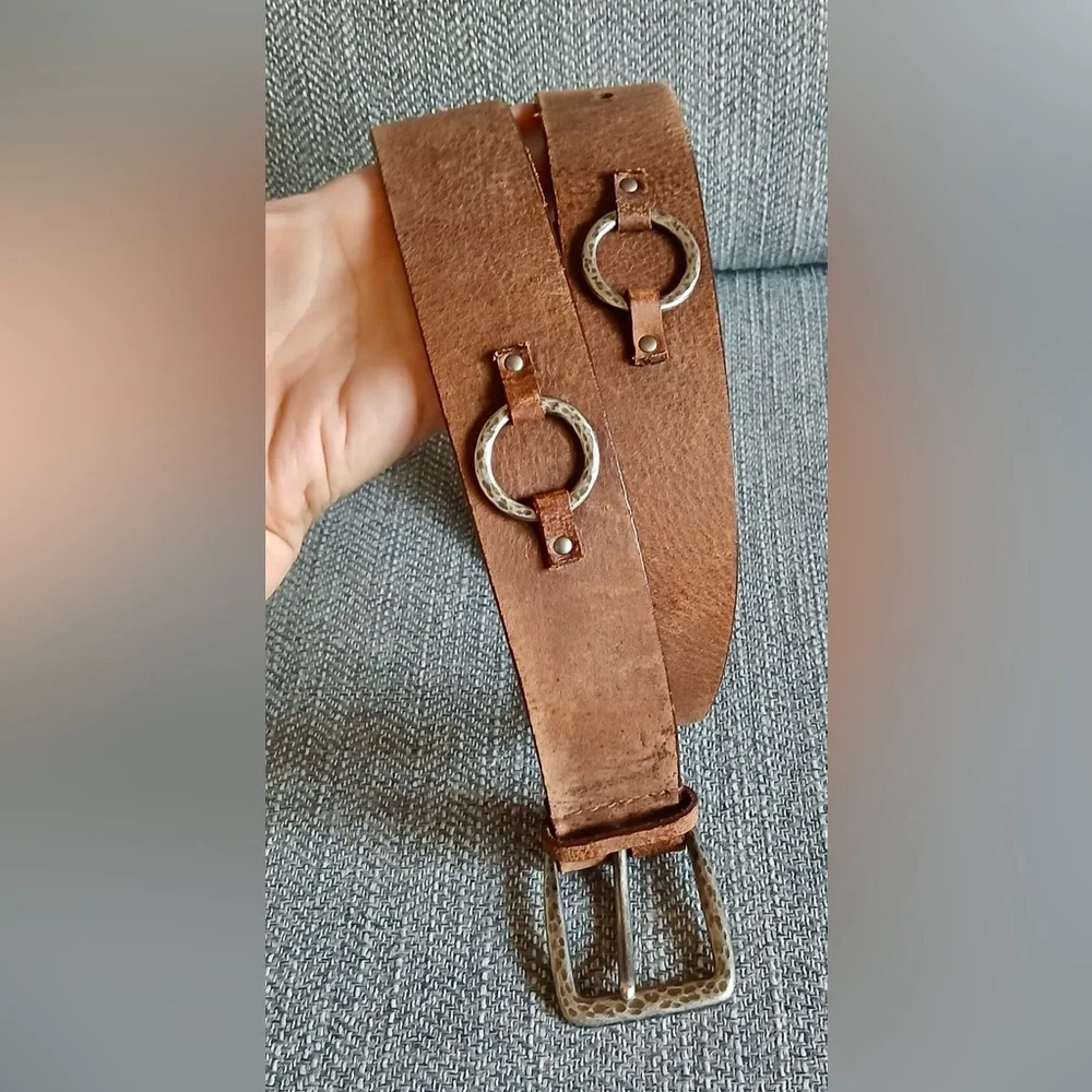 Charter Club Genuine Leather Belt Women’s Size M